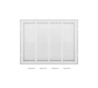 VEVOR Griglia del Filtro dell'Aria di Ritorno, per Aperture di Condotti da 60,5 x 45,5 cm Filtro Non Incluso, Griglia di Ritorno dell'Aria in Acciaio Verniciato a Polvere, Faccia/Porta Staccabile