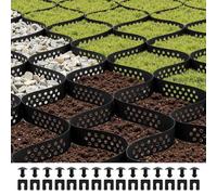 VEVOR Griglia di Ghiaia da Giardino Rete di Ghiaia Profondità 50 mm Spessore 1,5 mm 5000 x 1980 mm, Contenimento del Terreno Erboso, Griglie Geo Permeabili Stabilizzazione, Giardino, Parco