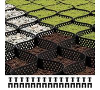 VEVOR Griglia di Terra 75 mm Profondità Geocellula per Giardino 5200 x 2700 mm