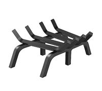 VEVOR Griglia per Camino, 46 cm, con 6 Gambe di Supporto, Barre in Acciaio Massiccio Verniciato a Polvere da 19 mm, Portalegna per Camino Interno ed Esterno, Griglia per Barbecue da Campeggio
