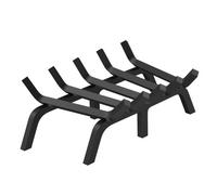 VEVOR Griglia per Camino, Griglia per Camino 21 pollici con 6 Gambe di Supporto, Barre in Acciaio Solido Verniciato a Polvere da 3/4", Supporto per Camini Interni ed Esterni