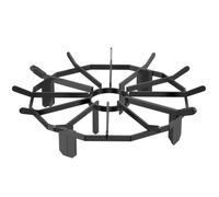 VEVOR Griglia per Legna, Griglia per Ceppi da 27 Pollici per Carichi Pesanti con 6 Gambe di Supporto, Barre in Solido Acciaio Verniciato a Polvere, Supporto per Legna da Ardere per Stufa