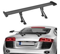 VEVOR GT Style Alette Spoiler, Spoiler Posteriori Universali da 1100 mm, con Ponte Singolo, Materiale in Alluminio Leggero Regolabile, Spoiler Posteriori per Auto, Ala da Deriva BGW/JDM Racing, Nero 1
