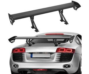 VEVOR GT Wing Spoiler per Auto, Spoiler Universale da 1100 mm con Ponte Singolo, Alluminio Leggero Regolabile, Ala Spoiler Posteriore, Spoiler Posteriore per Auto, Spoiler da Corsa BGW/JDM Drift Nero