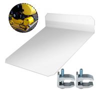 VEVOR Guarnizione Compattatore Piastra Tappetino con Clip di Montaggio 48,5 x 49 x 0,6 cm, Kit di Copertura della Piastra di Base con Morsetti di Montaggio