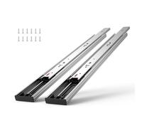 VEVOR Guida Scorrevole per Cassetti 10 Paia, Guide per Cassetti con Sfera 406,4mm Carico max. 45,4kg, Guida Cassetto Estraibile Laterale Estensione Completa Ripiano dell'Armadio, Set di Guida Cassetti