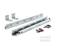 VEVOR Guida Scorrevole per Cassetti Lunghezza 533,4mm, Guide per Cassetti con Estensione Carico max. 45,4kg, Guida Cassetto Estraibile Laterale in Acciaio al Carbonio, Set di Guida Cassetti 10 Pezzi