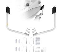 VEVOR Guide con Ruote per Rimorchio per Barca 53,5cm Larghezza Regolabile 33cm Guida Rimorchi per Imbarcazioni in Acciaio Galvanizzato con Ruote per Imbarcazioni Gommoni Canoe Gommoni Barche da Pesca