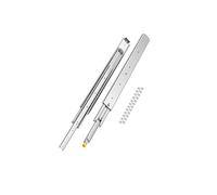 VEVOR Guide per Cassetti a Estensione 1 Paio Carico max. 226,8kg Binario per Cassetti con Bloccaggio Cuscinetti a Sfera Guida Scorrevole Lunghezza Estensione 914mm Finitura Zincata