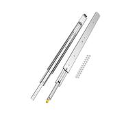 VEVOR Guide per Cassetti a Estensione 1 Paio Carico max. 226,8kg Binario per Cassetti con Bloccaggio Cuscinetti a Sfera Guida Scorrevole per Armadio Lunghezza Estensione 1221mm Finitura Zincata