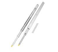VEVOR Guide per Cassetti a Estensione Completa, 1 Paio, Capacità di Carico di 226,8 kg Binario per Cassetti con Bloccaggio, Cuscinetti a Sfera con Guida Scorrevole, Lunghezza Estensione 1422 mm