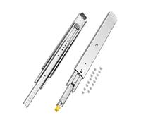 VEVOR Guide per Cassetti a Estensione Completa, 1 Paio, Capacità di Carico di 226,8 kg Binario per Cassetti con Bloccaggio, Cuscinetti a Sfera con Guida Scorrevole, Lunghezza Estensione 610 mm