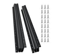 VEVOR Guide per Cassetti Sottotop, Guide per Mobili Sottoscala con Cuscinetti a Sfera a Estensione Completa, Capacità 117 kg, Guide Resistenti, per Sostituzione, Nero 800 mm, 1 Paio