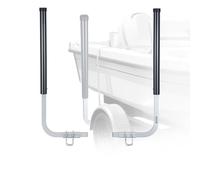 VEVOR Guide per Rimorchi per Barca da Pesca, Pali Guida Alti da 1016 mm a 1219 mm, 2 Guide per Rimorchi in Acciaio ad Alta Durezza, Pali Guida Regolabili con Tubi in PVC, per Barche da Sci