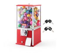 VEVOR Gumball Machine, distributore automatico di caramelle da 21 pollici, distributori automatici da 25 centesimi per centri commerciali, supermercati, parchi divertimento, gallerie, può contenere