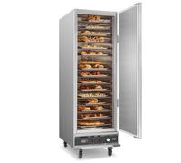 VEVOR Hot Box Food Warmer, Scaldavivande a 16 Ripiani con Vassoio per l'Acqua, Singola Porta e Ripiani Regolabili, Armadio Scaldavivande in Acciaio Inossidabile, Ideale per Conservare Ristorante