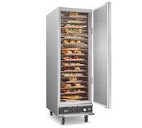 VEVOR Hot Box Food Warmer, Scaldavivande a 16 Ripiani con Vassoio per l'Acqua, Singola Porta e Ripiani Regolabili, Armadio Scaldavivande in Acciaio Inossidabile, Ideale per Conservare Ristorante