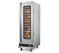 VEVOR Hot Box Food Warmer, Scaldavivande a 16 Ripiani con Vassoio per l'Acqua, Singola Porta Trasparente Ripiani Regolabili, Armadio Scaldavivande in Acciaio Inox, Ideale per Conservare Ristorante