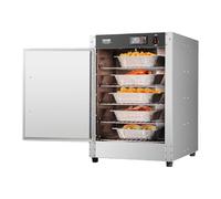 VEVOR Hot Box Food Warmer Armadio Riscaldante Singola Porta 5 Ripiani Regolabili