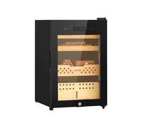 VEVOR Humidor Elettrico per Sigari da 60 Litri, Capacità 350 pezzi, Humidor per Sigari con Raffreddamento a Compressore, Armadio 3 Livelli, Controllo Costante di Umidità e Temperatura