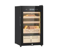 VEVOR Humidor Elettrico per Sigari da 70 Litri, Capacità 400 pezzi, Humidor per Sigari con Raffreddamento a Compressore, Armadio 4 Livelli, Controllo Costante di Umidità e Temperatura