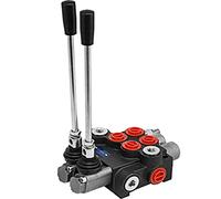 VEVOR Hydraulic Valve 2 Spool Hydraulic Directional Control Valve 11gpm Hydraulic Control Valve Double Acting for Tractors Loaders Tanks