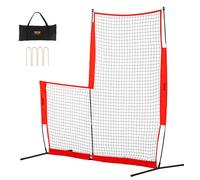 VEVOR I Screen & L Screen Baseball per gabbia di battuta, baseball softball schermo di sicurezza, protezione corpo schermo portatile battuta schermo con borsa per il trasporto