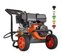 VEVOR Idropulitrice a Gas 309,35 kgf/cm² 15 L/min Idropulitrice a Gas con Pompa in Rame, Prolunga, Set da 5 Ugelli, Idropulitrice ad Alta Pressione per Auto, Recinzioni, Vialetti, Cortili, Mobili