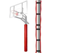 VEVOR Imbottitura per Palo da Basket Altezza 180 cm Imbottitura per Barre da Basket Quadrate da 40x40 a 115x115 mm Barre Tonde Diametro Esterno 50-160 mm, Cuscinetto Protettivo Rosso