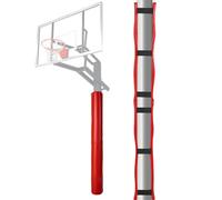 VEVOR Imbottitura per Palo da Basket Altezza 180 cm Imbottitura per Barre da Basket Quadrate da 40x40 a 115x115 mm Barre Tonde Diametro Esterno 50-160 mm, Cuscinetto Protettivo Rosso