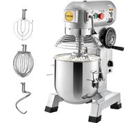 VEVOR Impastatrice Planetaria Velocità Regolabile 850W Ciotola Capienza 14kg, Impastatrice Elettrica da Cucina Commerciale Velocità 3 Modi
