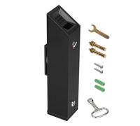 Vevor in acciaio inossidabile cestino per esterni lattina a parete a muro resistente a blocco cestino cuboide Contenitore cucciolo presale per il ris