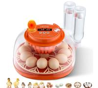 VEVOR Incubatrice per Uova 12 con Rotazione Automatica per Schiusa di Pulcini