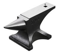 VEVOR Incudine a Corno Singolo, Incudine in Acciaio Fuso da 25 kg, Incudine a Corno Tondo per Fabbri con Piano di Lavoro Base, Strumento per Lavorazione dei Metalli per Piegare Modellare Torcere