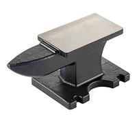 VEVOR Incudine in ghisa, 25 Lbs (11 kg) con piano di lavoro da 17,2 x 8,9 cm e base stabile, fabbro ad incudine rotonda ad alta durezza, per piegare, modellare, torcere