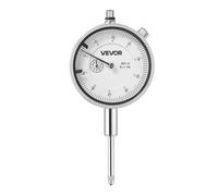 VEVOR Indicatore di Prova a Quadrante, Precisione 0,03 mm, Intervallo di Misurazione 0-25,4 mm, Quadrante Grande di Facile Lettura, per Misurazione del Diametro Interno, Rilevamento di Eccentricità