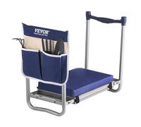 VEVOR Inginocchiatoio Sedile da Giardino, 279 mm Larghezza, Sgabello Robusto Giardino Pieghevole, Allevia Dolore al Ginocchio alla Schiena, Panca Giardino Portatile con 1 Borsa per Attrezzi