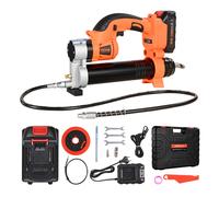 VEVOR Ingrassatore a Batteria Senza Fili da 20 V 55 MPa con Batteria da 2,0 Ah