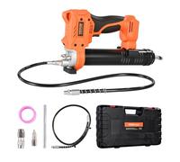 VEVOR Ingrassatore a Batteria Senza Fili, Pressione Massima di 55 MPa Ingrassatore Elettrica con Luce LED e Tubo, Batteria da 20 V e Grilletti a velocità Variabile, per Ingrassare Veicoli o Macchine