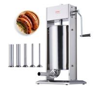 VEVOR XZ-15L Macchina per Salsicce Verticale, Acciaio Inossidabile 304, Argento