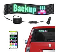 VEVOR Insegna LED programmabile, Pannello a Scorrimento LED a Colori P6, Tabellone Fai da Te, Controllo App Bluetooth, Segnaletica per Negozio, Pubblicità per Auto, 68x12 cm