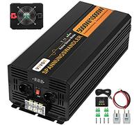 VEVOR Inverter a onda sinusoidale pura, 5000 W 10000 W, convertitore di tensione DC 24 V a 230 V AC display LCD USB ventola di raffreddamento ad alta velocità in alluminio con telecomando cablato