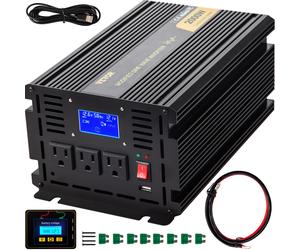 VEVOR Inverter di Potenza a Onda Sinusoidale Modificata 2000W per Camion Camper