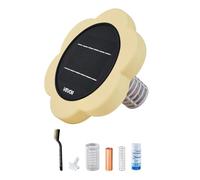 VEVOR Ionizzatore Solare per Piscina Purificatore per Acqua Piscina Purificatore agli Ioni di Rame max. 170343 L, Ionizzatore ad Energia Solare Galleggiante per Vasca Idromassaggio, Forma Fiore