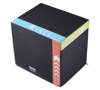VEVOR Jump box pliometrico 3 in 1, scatola in cotone da 50/45/40 cm, piattaforma e agilità durante il salto, antiscivolo, per esercizi fitness e allenamento a casa, per allenamento della forza