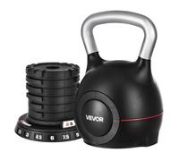 VEVOR Kettlebell Regolabile 7 Livelli di Peso 1,5 a 10 kg Allenamento Corpo