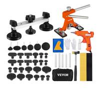 VEVOR Kit 56 Pezzi Strumento per Riparazione di Ammaccature a Ponte Potenza 20 W per Carrozzeria Auto Veicolo da Garage Officina Fai-da-Te, Kit Estrattore Ammaccature a Ponte in Alluminio PVC Gomma