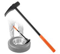 VEVOR Kit Attrezzo per Montaggio dei Pneumatici Manico da 81 cm, Utensili per Montaggio Smontaggio Pneumatici con Stallonatore a Forma di Becco d'Anatra, Riparazione da Officina Garage Veicoli