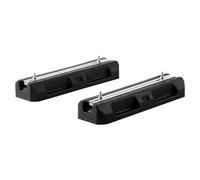 VEVOR Kit Base di Montaggio a Pavimento, per Sistemi di Condizionamento Mini Split, per Pompa di Calore AC da 9000-36000 BTU, Cuscinetti Antivibranti in Gomma per Impieghi Gravosi, Carico 1000 kg