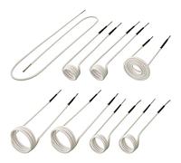 VEVOR Kit bobina di riscaldamento a induzione 8 pezzi Bobine di riscaldamento a induzione più utilizzate con lunghezze variabili, strumento di riscaldamento a induzione resistente al calore